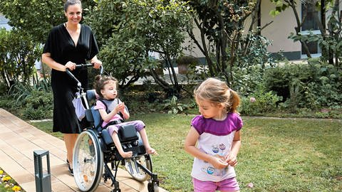 Familie im Kinderhospiz Sterntaler