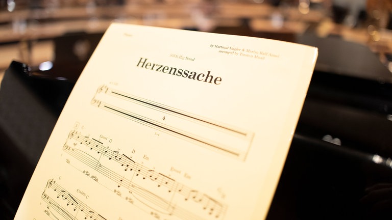 Notenblatt Herzenssache-Song - Big Band-Dreh für Herzenssache