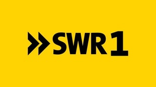 SWR1 Logo auf gelbem Hintergrund